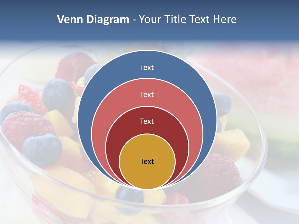 Vitality Snack Salad PowerPoint Template