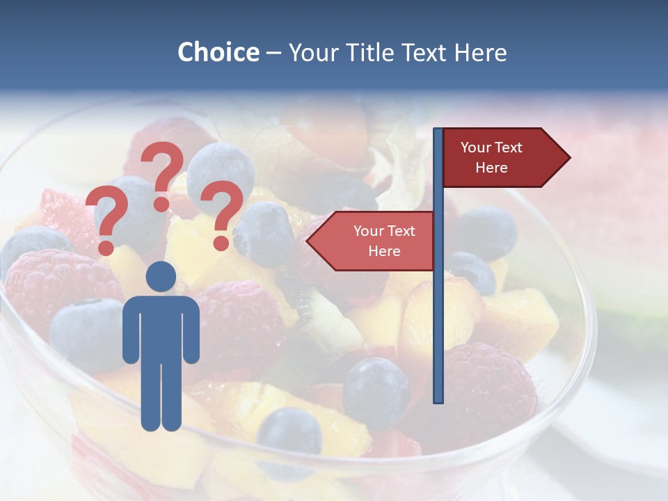 Vitality Snack Salad PowerPoint Template