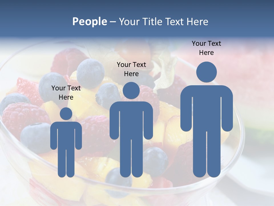 Vitality Snack Salad PowerPoint Template