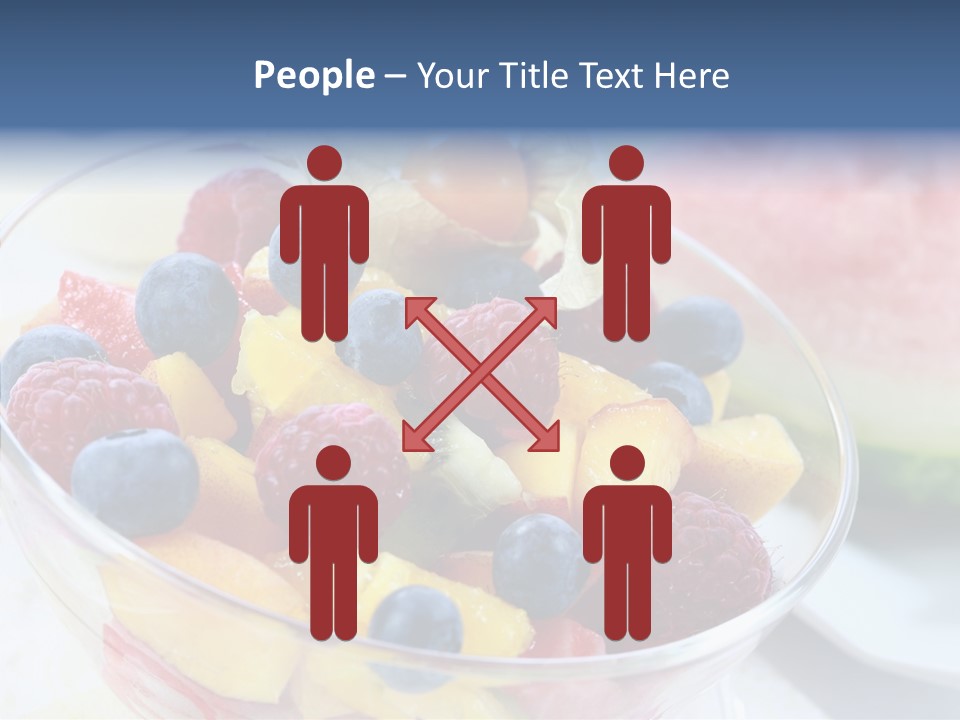 Vitality Snack Salad PowerPoint Template