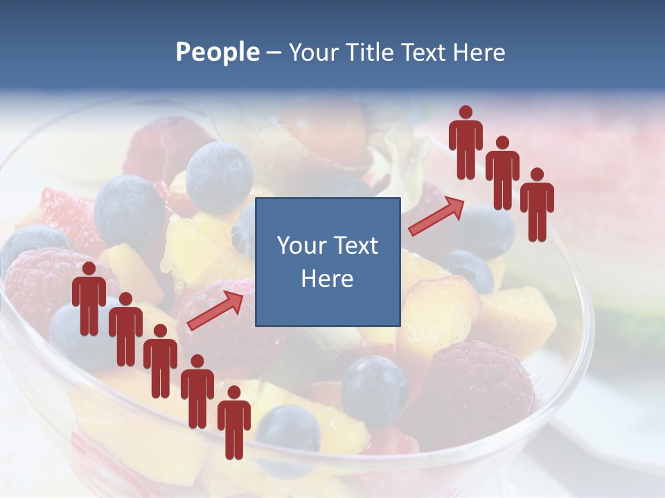 Vitality Snack Salad PowerPoint Template