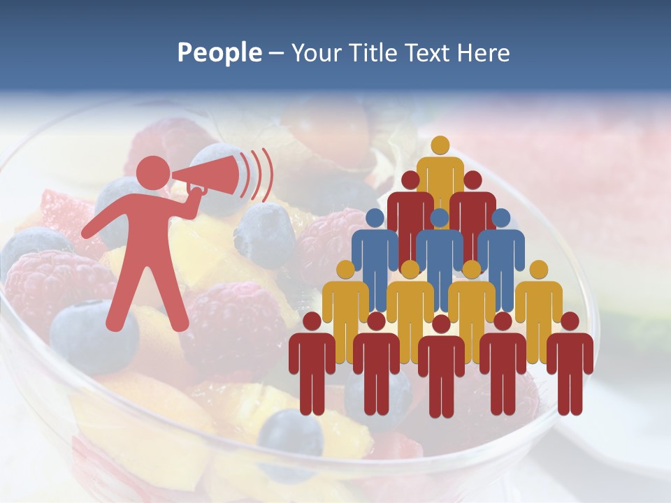 Vitality Snack Salad PowerPoint Template