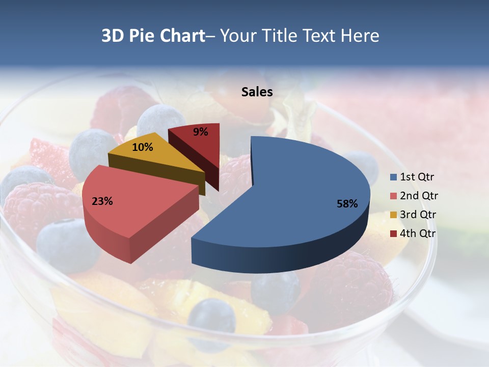 Vitality Snack Salad PowerPoint Template
