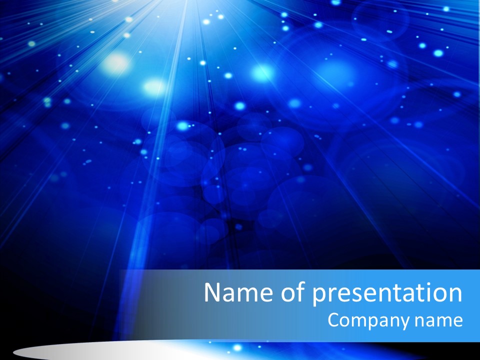 Background Actor Fame PowerPoint Template