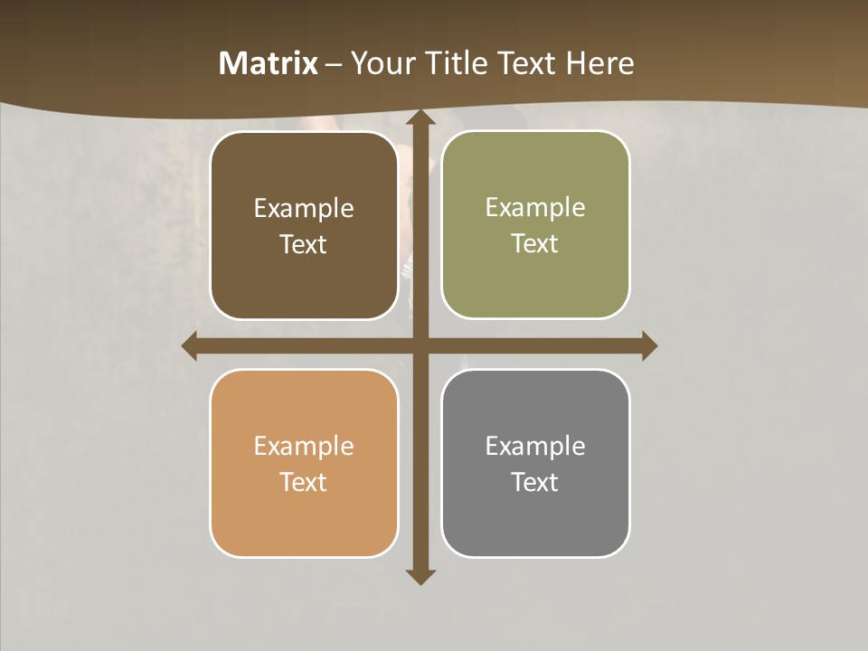 Karate Young Strong PowerPoint Template