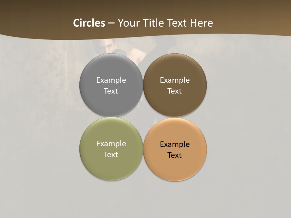 Karate Young Strong PowerPoint Template