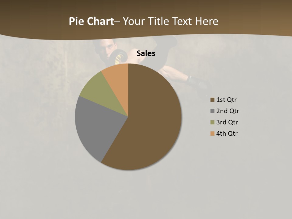 Karate Young Strong PowerPoint Template