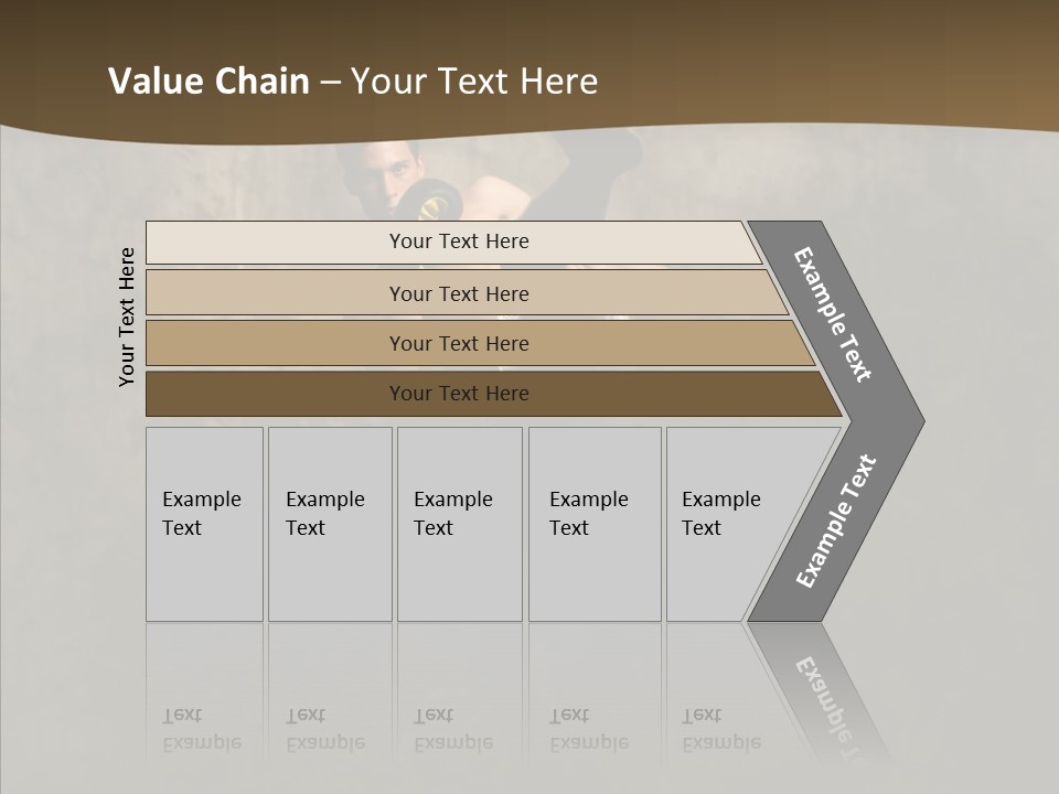 Karate Young Strong PowerPoint Template