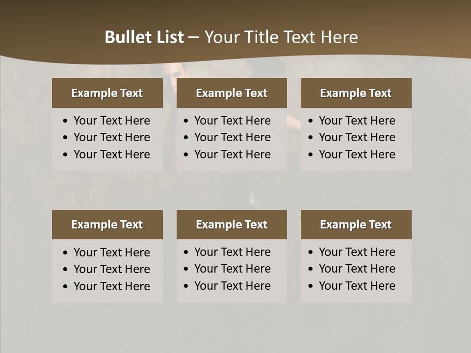 Karate Young Strong PowerPoint Template