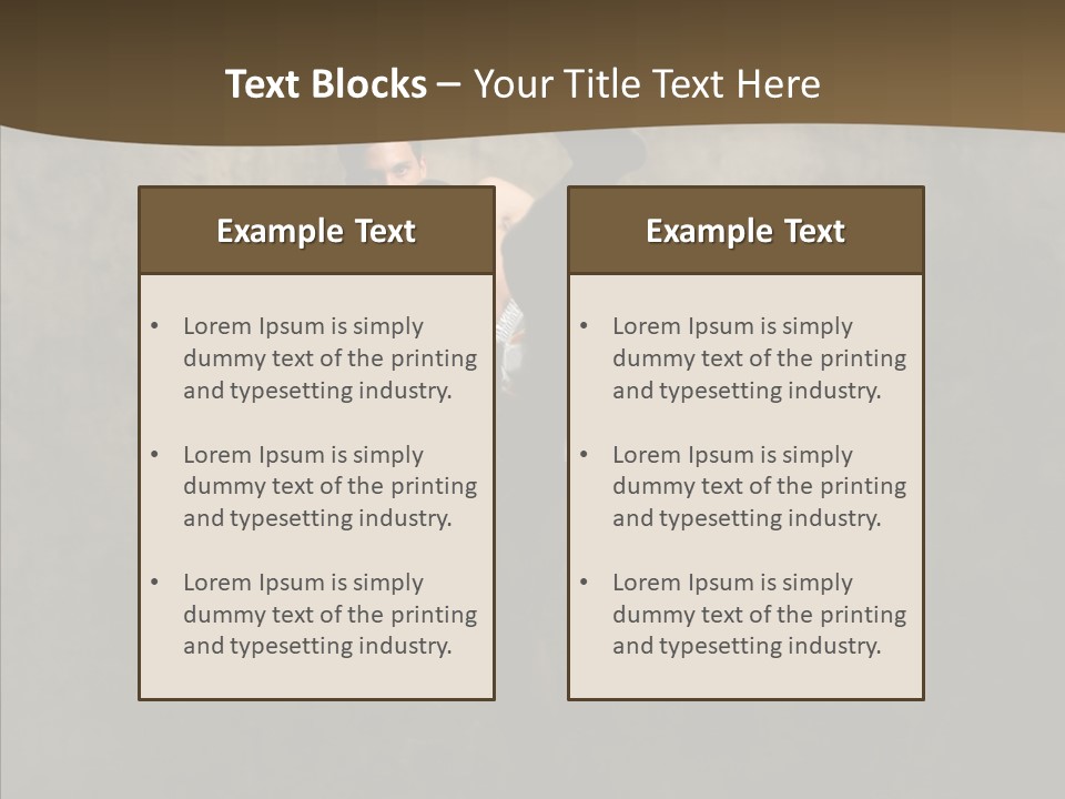 Karate Young Strong PowerPoint Template