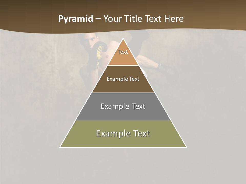 Karate Young Strong PowerPoint Template