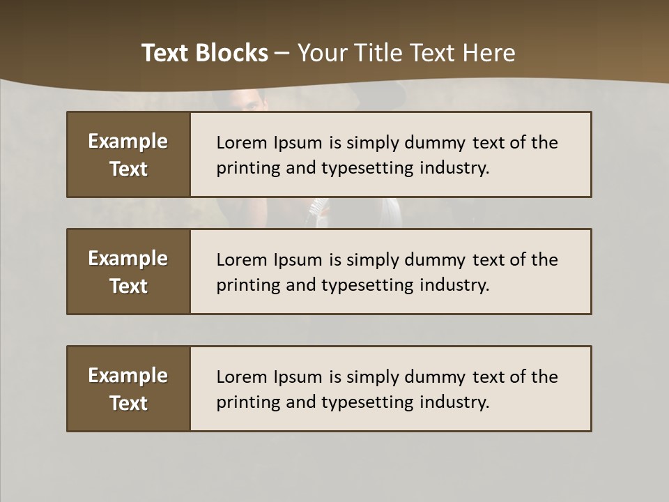 Karate Young Strong PowerPoint Template