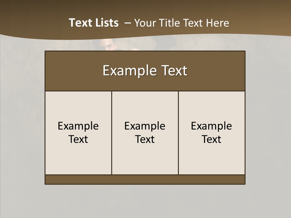 Karate Young Strong PowerPoint Template