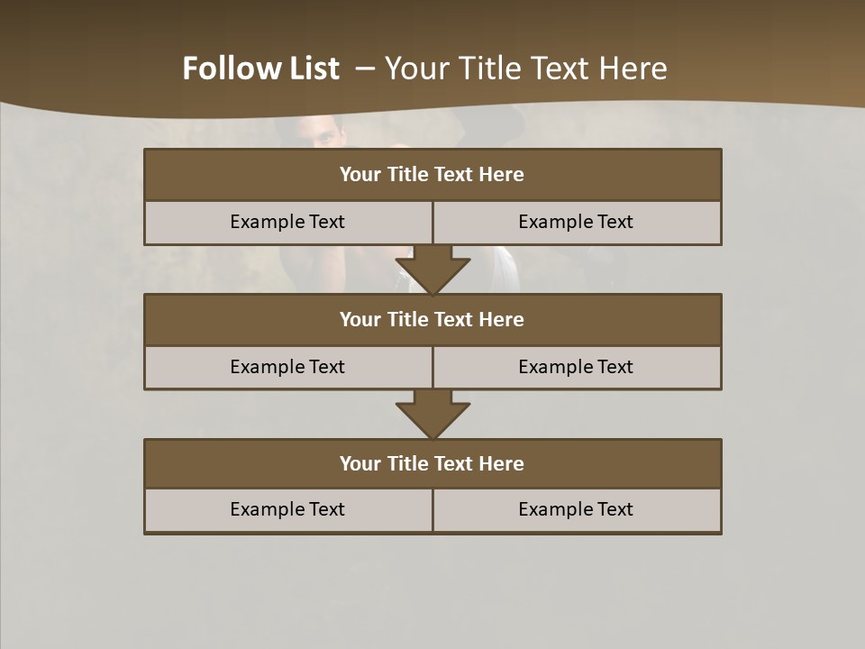 Karate Young Strong PowerPoint Template