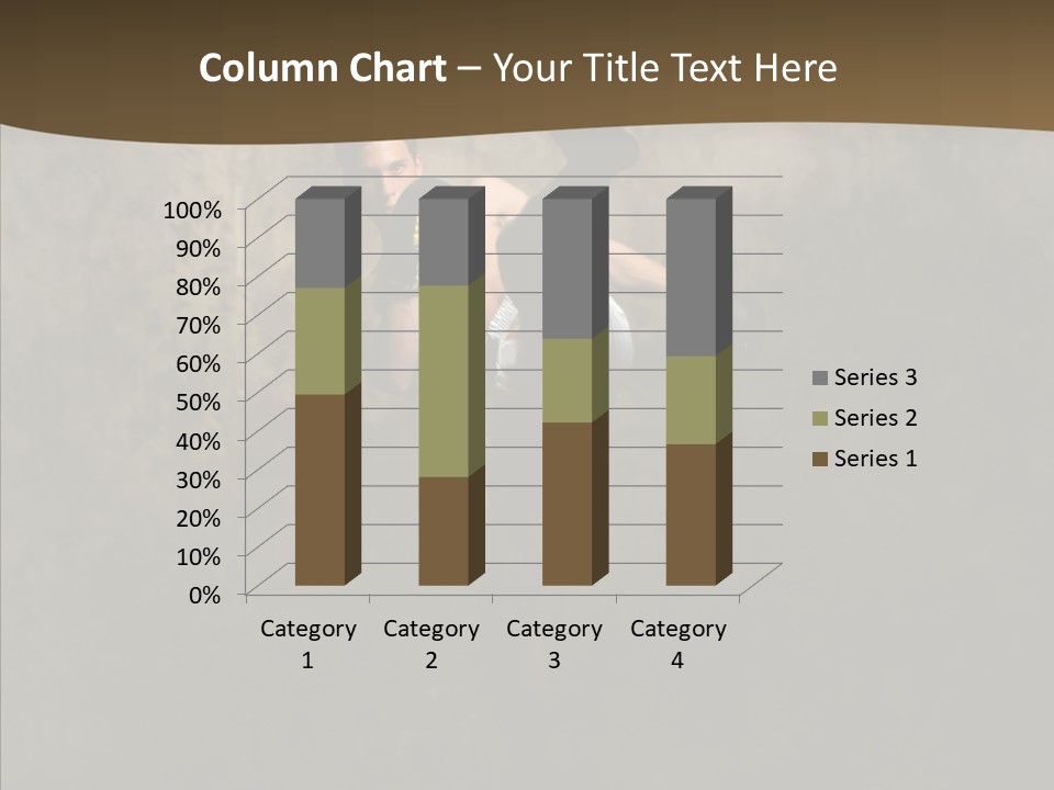 Karate Young Strong PowerPoint Template