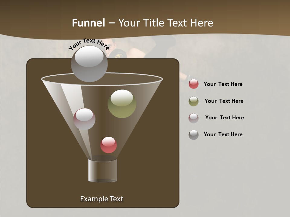 Karate Young Strong PowerPoint Template