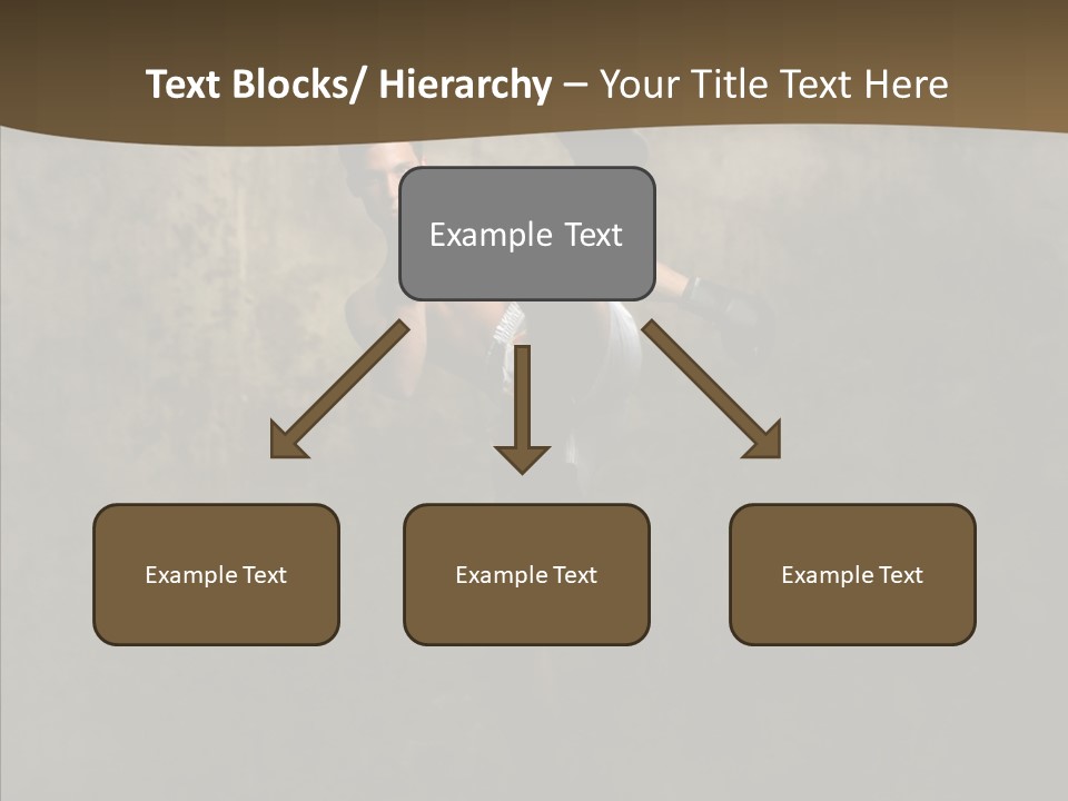 Karate Young Strong PowerPoint Template