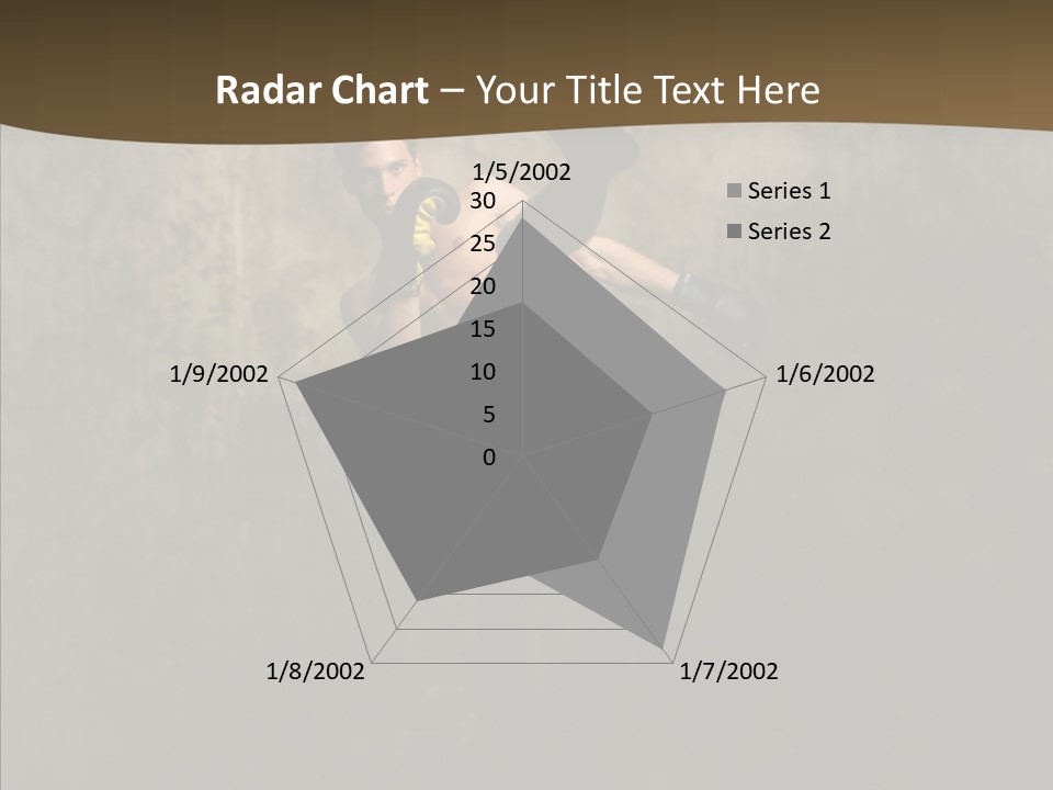 Karate Young Strong PowerPoint Template