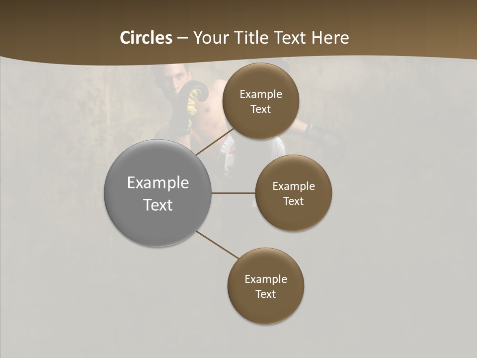 Karate Young Strong PowerPoint Template