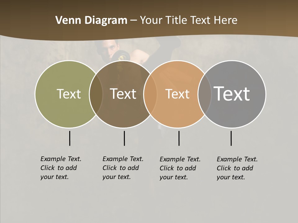 Karate Young Strong PowerPoint Template