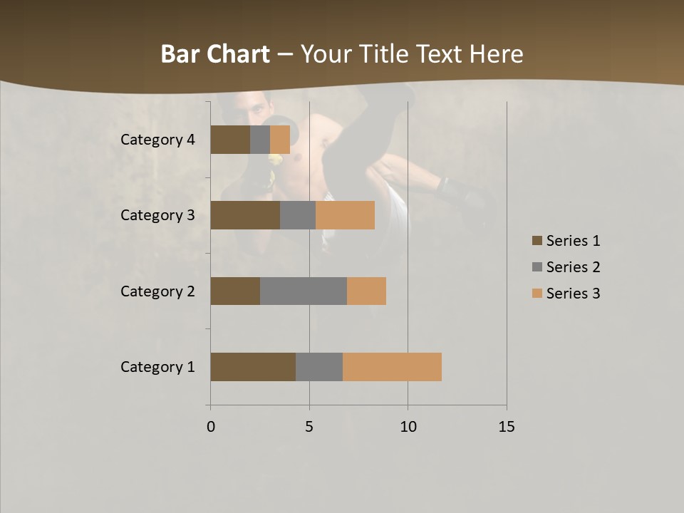 Karate Young Strong PowerPoint Template