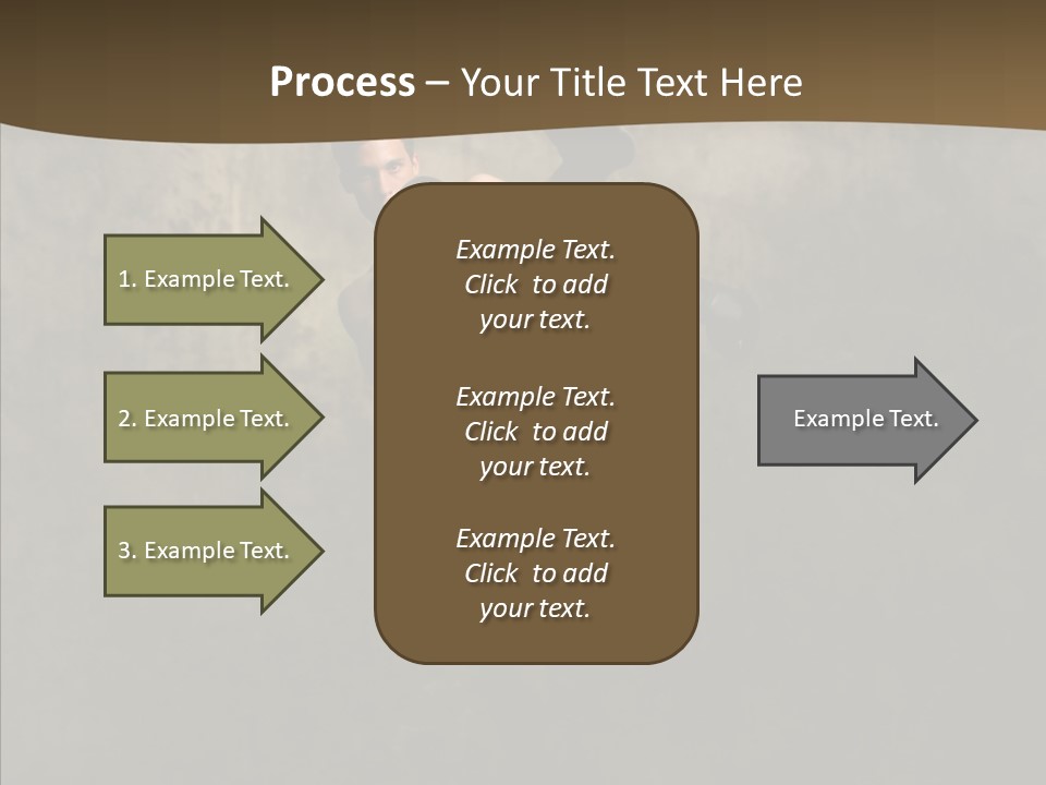 Karate Young Strong PowerPoint Template