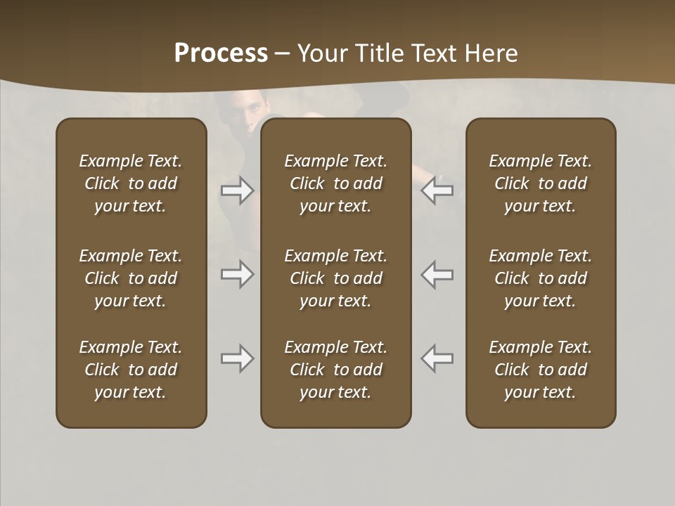 Karate Young Strong PowerPoint Template