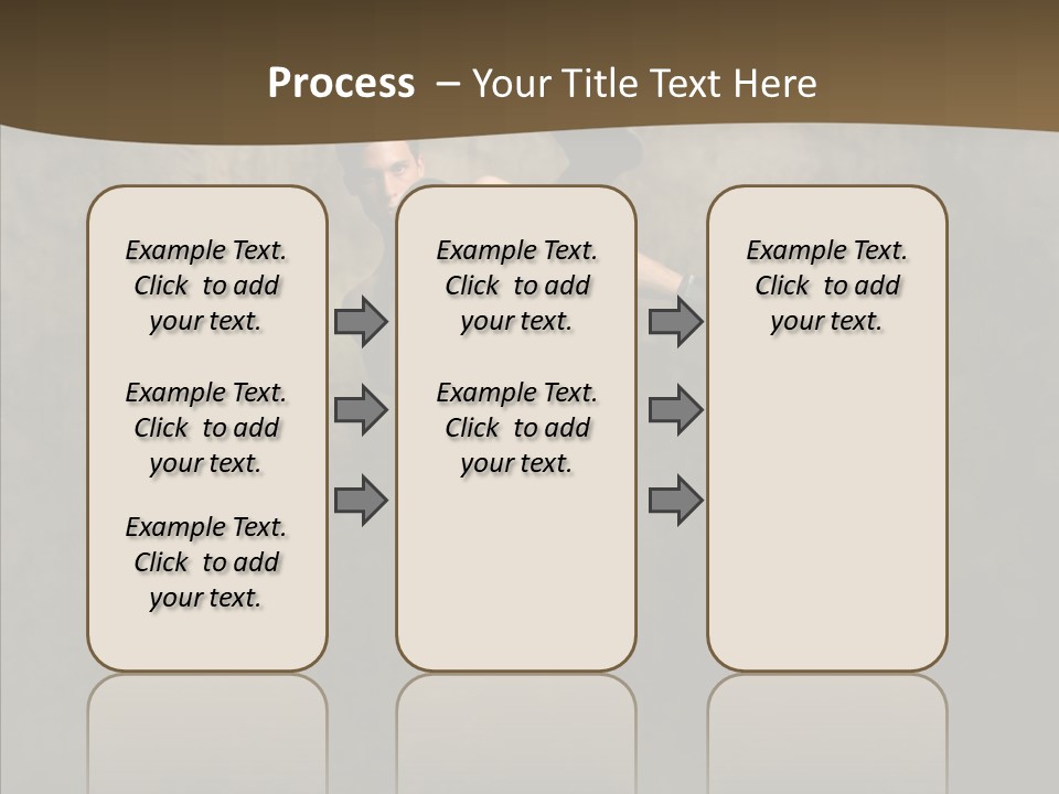 Karate Young Strong PowerPoint Template