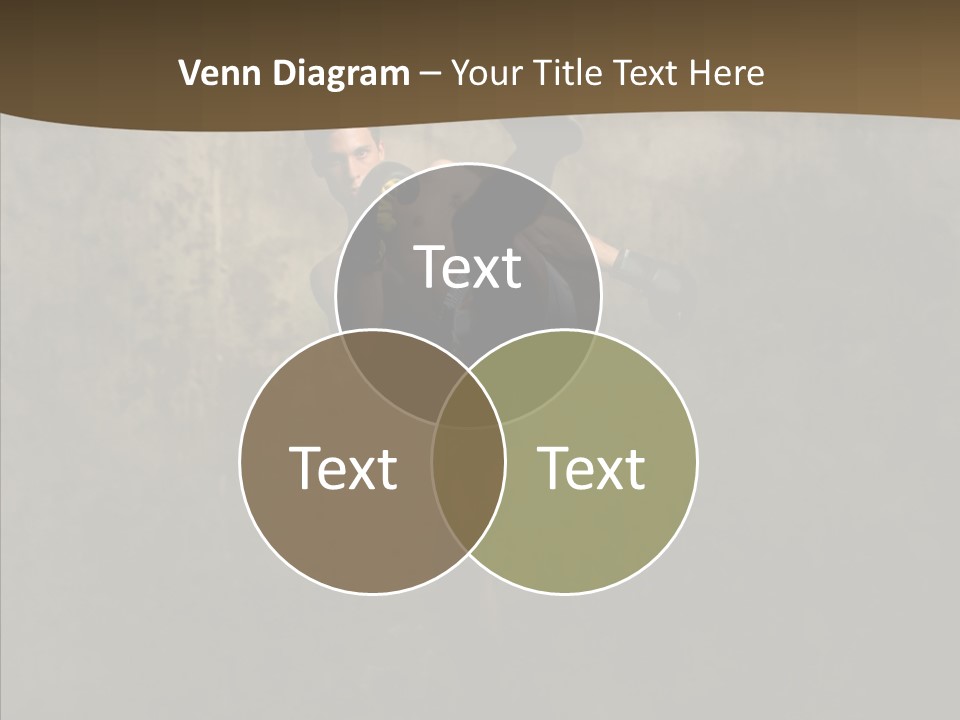 Karate Young Strong PowerPoint Template