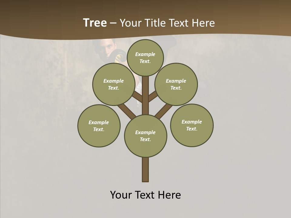 Karate Young Strong PowerPoint Template