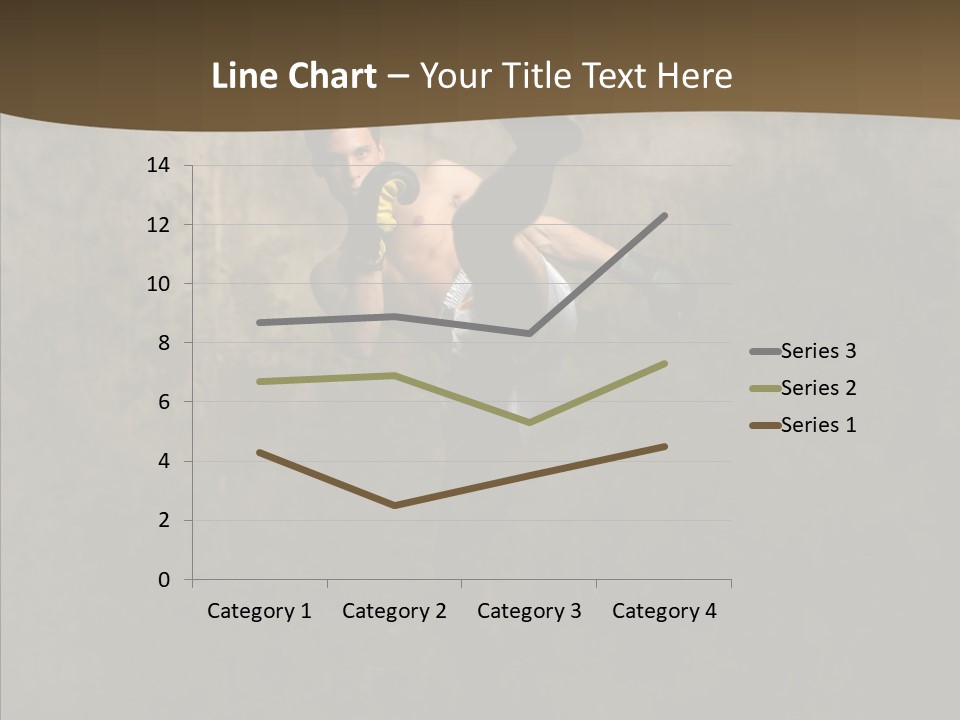 Karate Young Strong PowerPoint Template