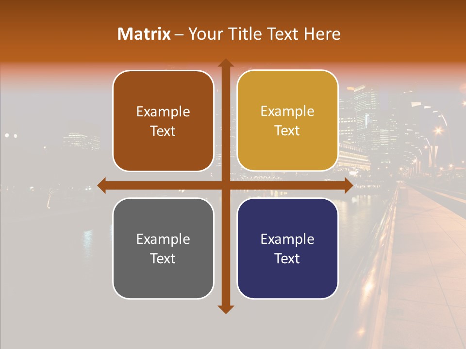 Resort Scene Tourist PowerPoint Template