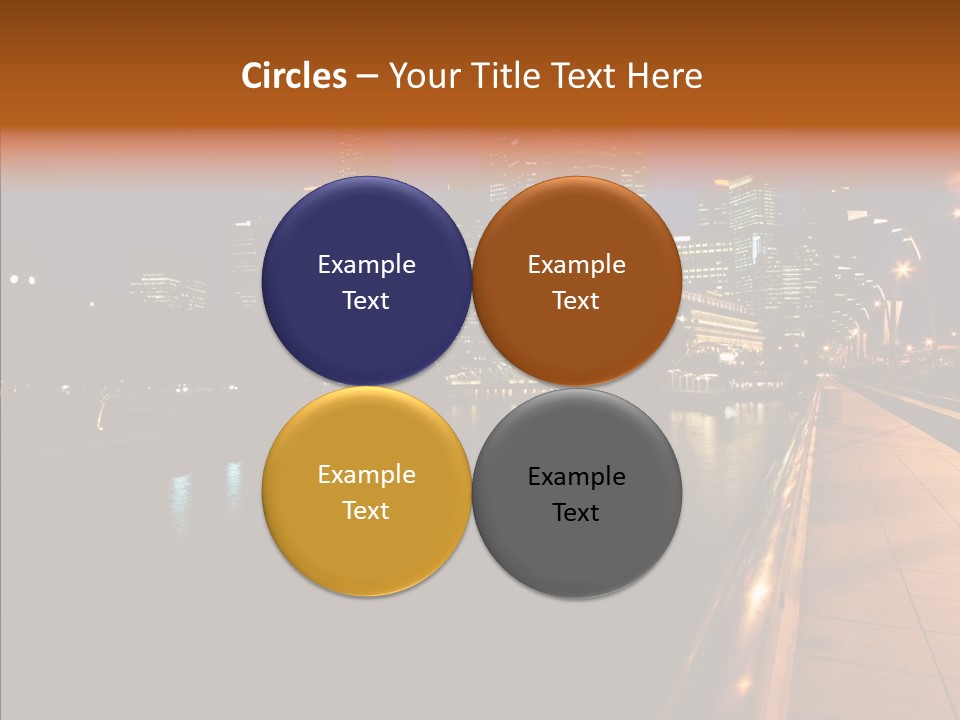 Resort Scene Tourist PowerPoint Template