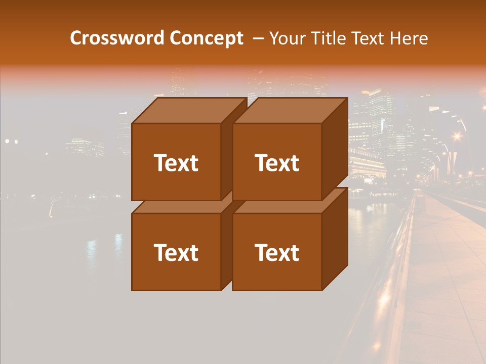 Resort Scene Tourist PowerPoint Template