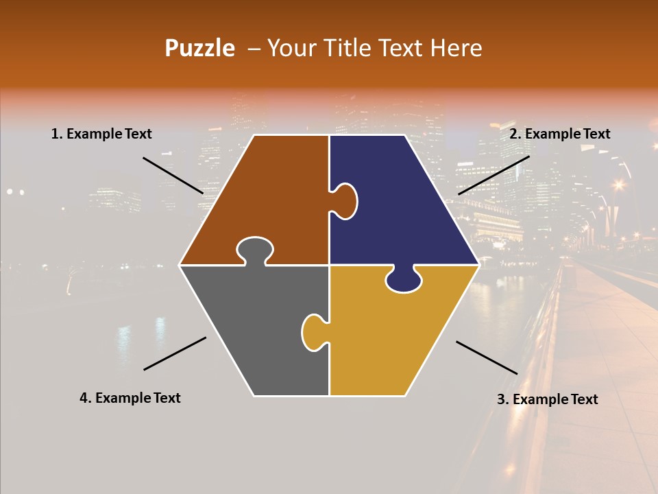 Resort Scene Tourist PowerPoint Template