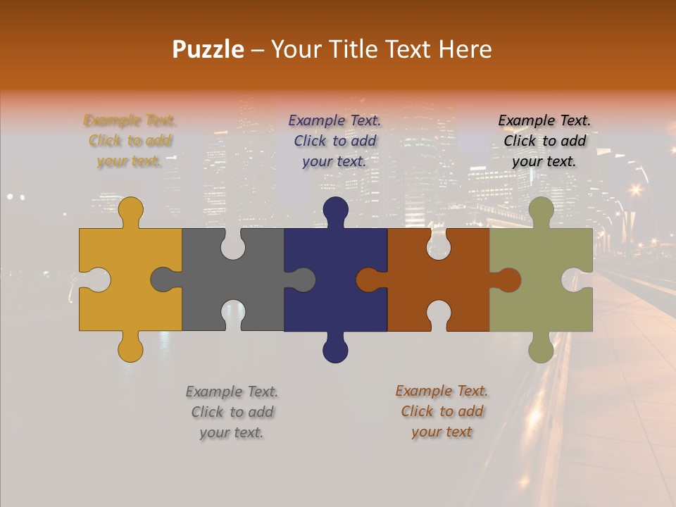 Resort Scene Tourist PowerPoint Template