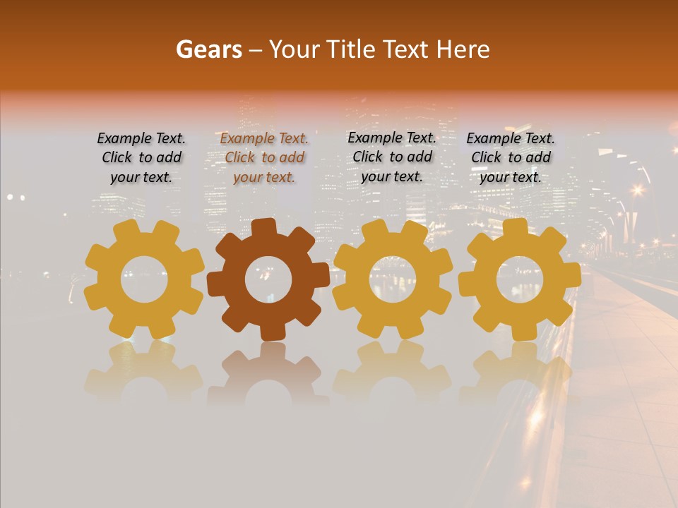 Resort Scene Tourist PowerPoint Template