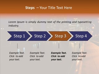 Resort Scene Tourist PowerPoint Template