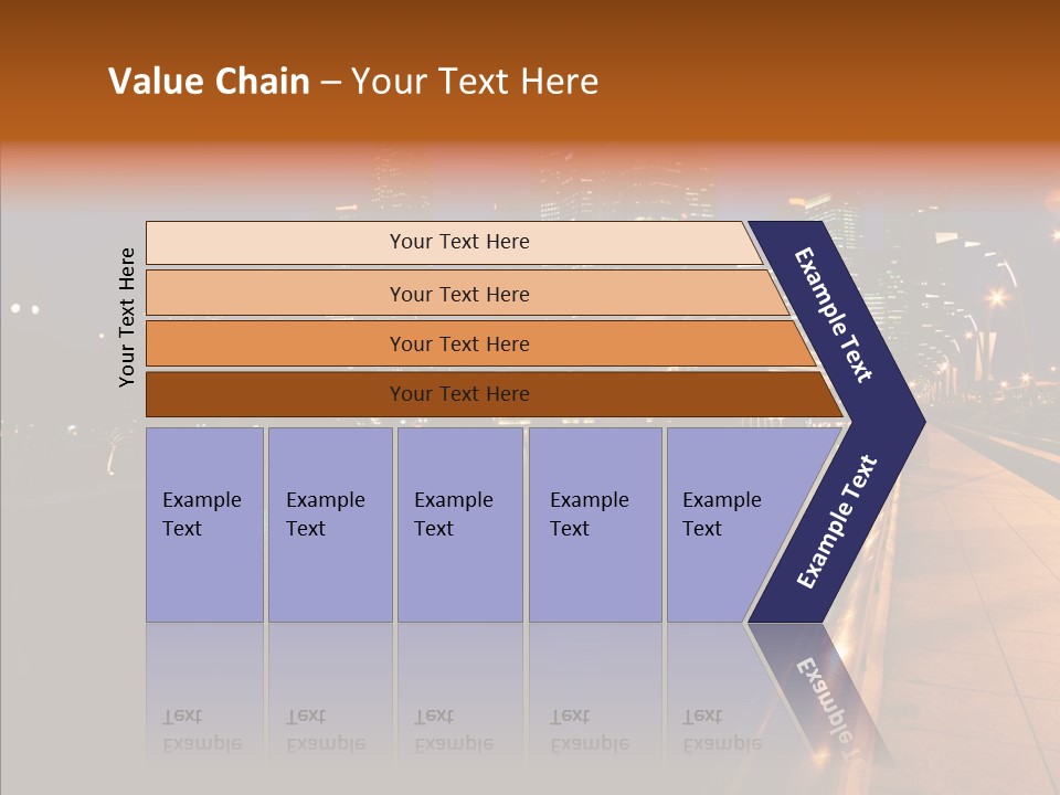 Resort Scene Tourist PowerPoint Template