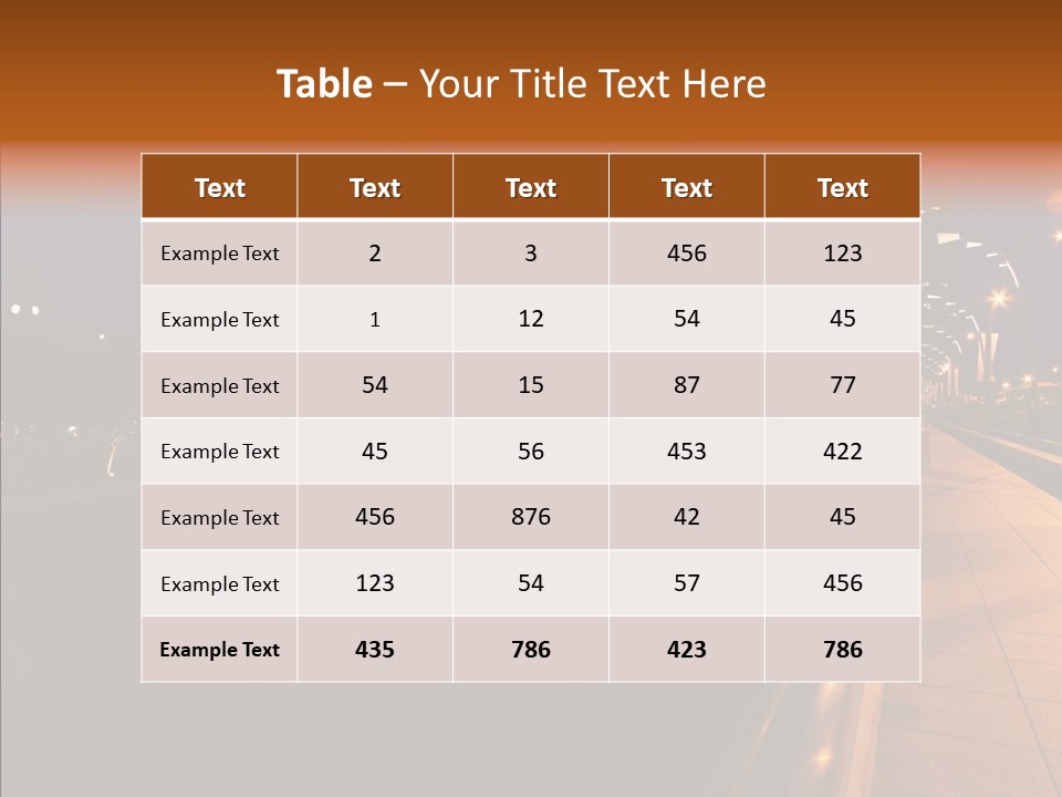 Resort Scene Tourist PowerPoint Template