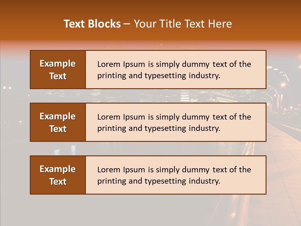 Resort Scene Tourist PowerPoint Template