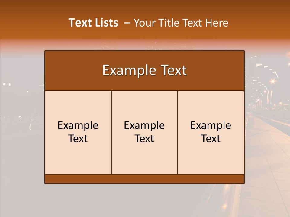 Resort Scene Tourist PowerPoint Template