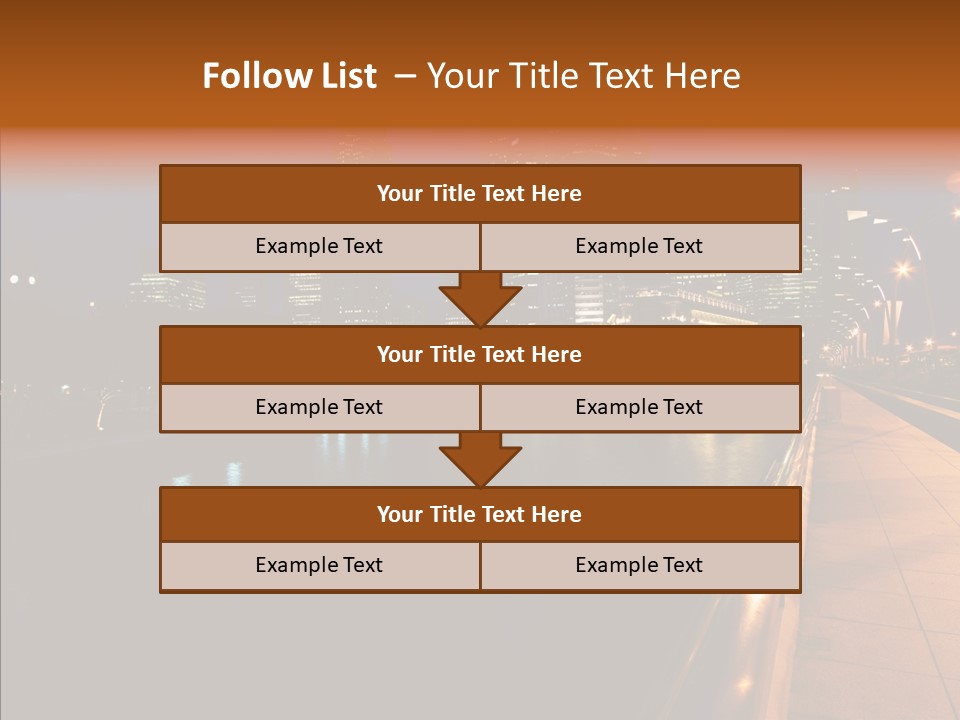Resort Scene Tourist PowerPoint Template