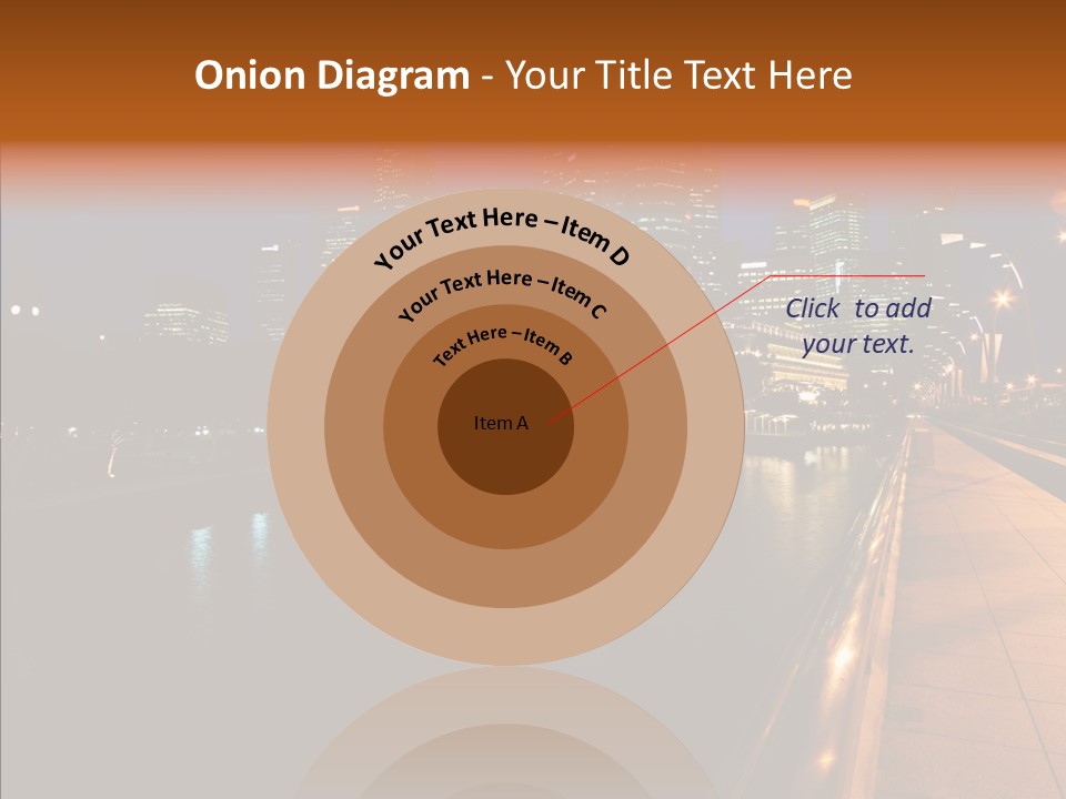 Resort Scene Tourist PowerPoint Template