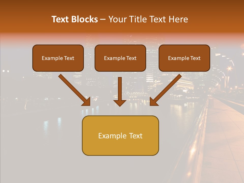 Resort Scene Tourist PowerPoint Template