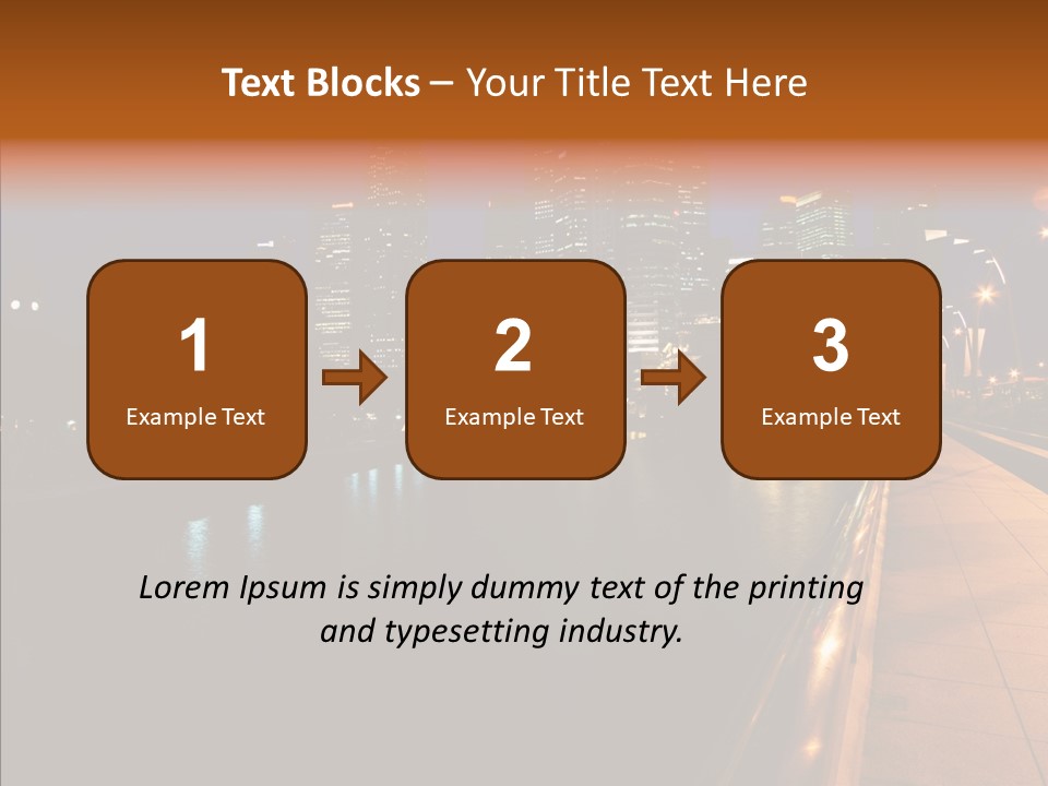 Resort Scene Tourist PowerPoint Template