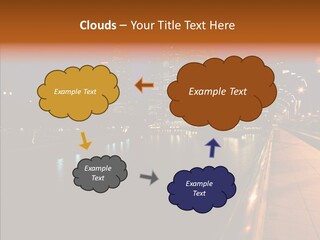 Resort Scene Tourist PowerPoint Template