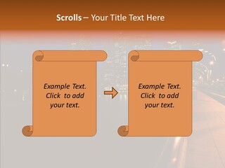 Resort Scene Tourist PowerPoint Template
