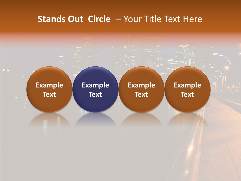 Resort Scene Tourist PowerPoint Template