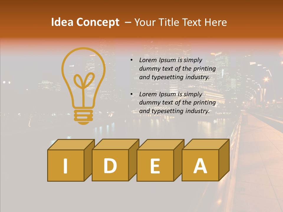 Resort Scene Tourist PowerPoint Template